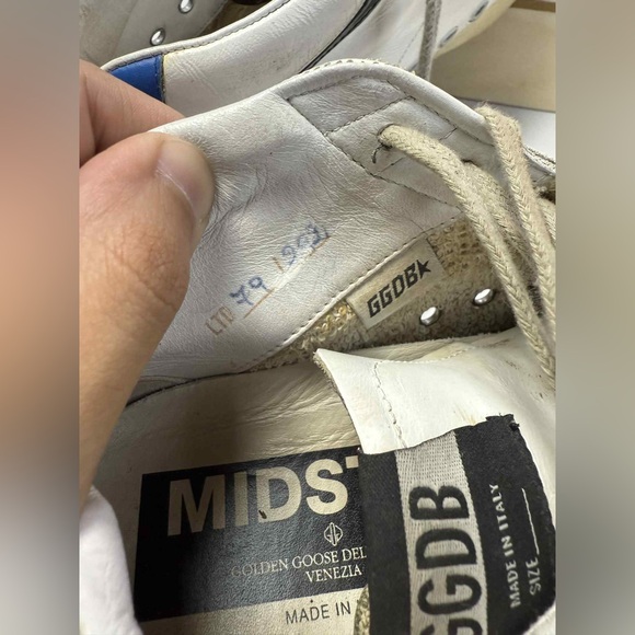 Golden Goose MidStar Sneakers - White Sneakers, Shoes Sz 38 / US 8 - Picture 7 of 15